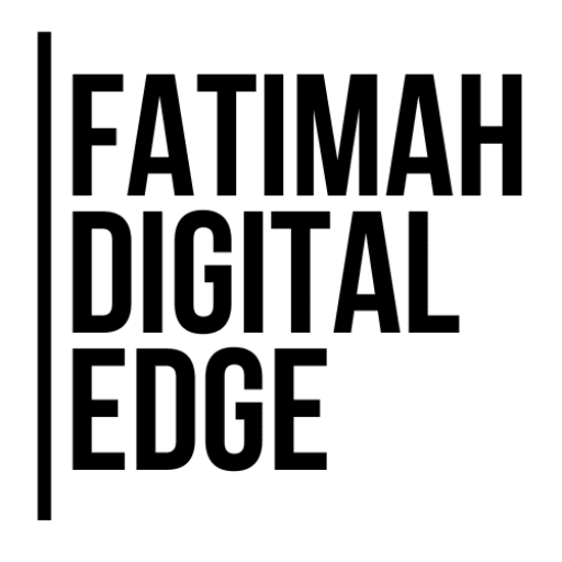Fatimah Digital Edge Black Logo Fatimah Digital Edge