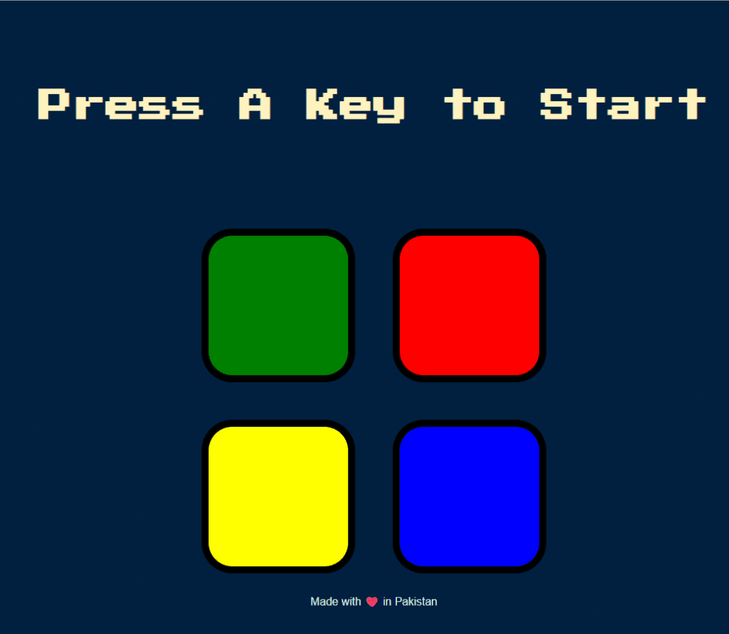 Simon Game Image Simon Game Image