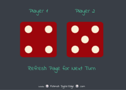 JavaScript Dice Game Image