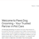 Pet Grooming Website - Hero Section Image