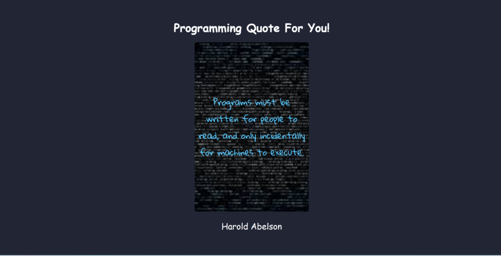 Programming Quotes App Image