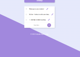 ToDo List Home Page